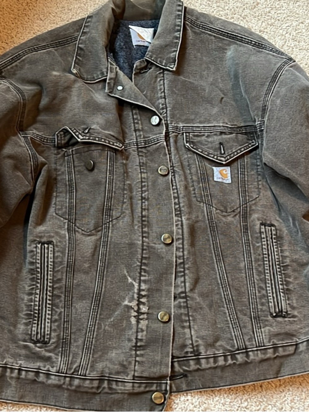 Vintage Men’s Carhartt work jacket size XL